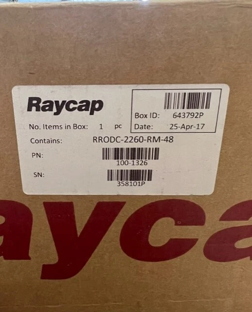 RRODC-2260-RM-48 Raycap Power Distribution Rack Mount Shelf with 6 Strikesorbs