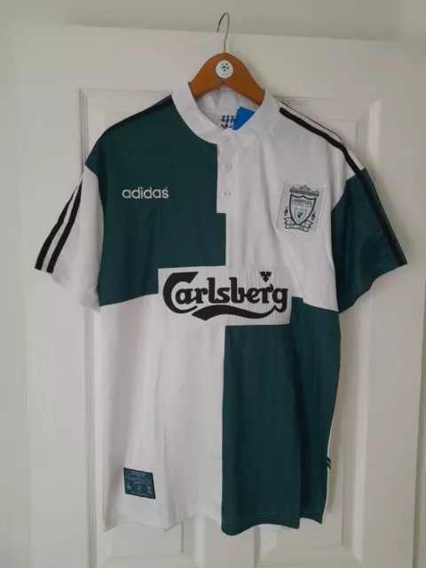 Liverpool Football Club Retro Carlsberg 1995/96 Away Shirt Xl Bnwt