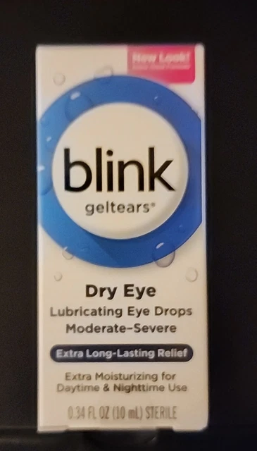 GOTAS LUBRICANTES PARA OJOS Parpadeo Gel Lágrimas Ojo Seco Moderado-Grave 10 ml (0,34 oz)