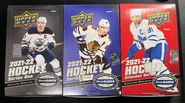 2021-22 Young Guns Upper Deck Hockey Series 1, 2, and Extended Pick from List