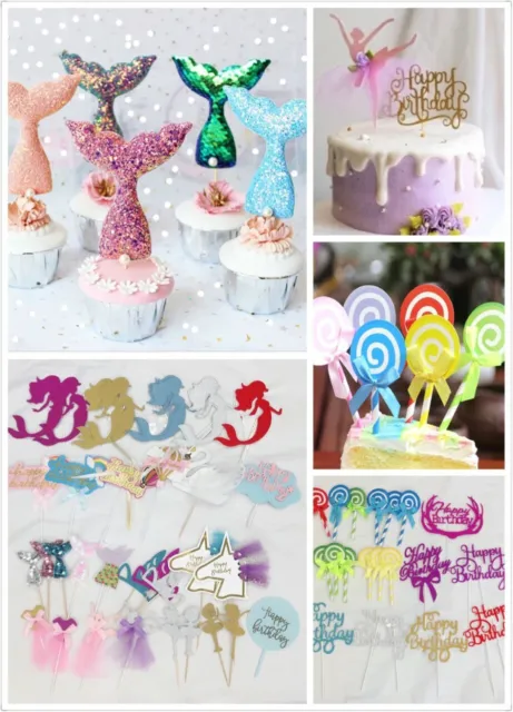 Garçons Filles Amusant Cupcake Gâteau Dessus Paillette Tutu Ballet Birthday Fête