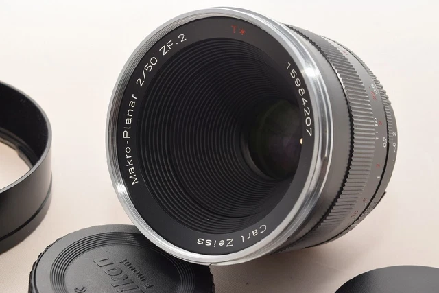 Klasse Carl Zeiss Makro-Planar 2/50Mm Schwarz Zf.2 Kompatibel Mit Nikon CPU 2