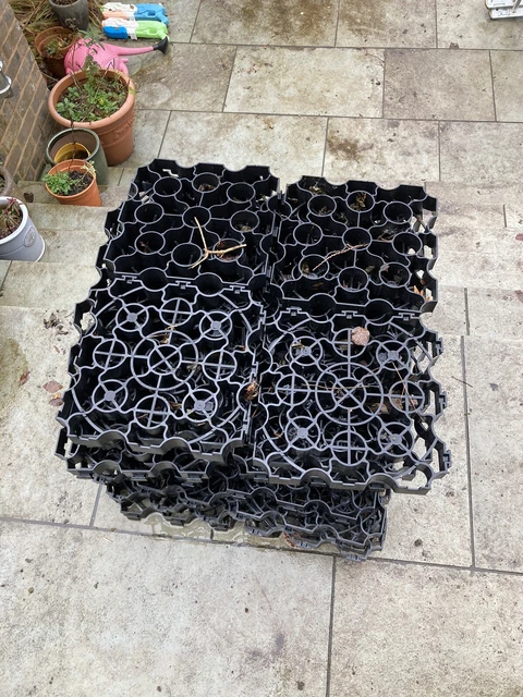 45 GRAVEL GRASS GRIDS PLASTIC PAVING DRIVE PATH CAR PARK SHED BASE - X-Grid
