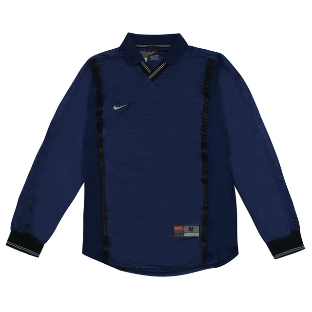 Nike Mens Football Jersey Satin Sports Top Navy 160740 410