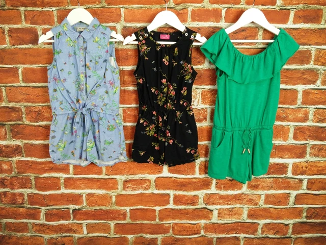 Girl Bundle Age 4-5 Year 100% Next Shorts Playsuit Set Bardot Style Summer 110Cm