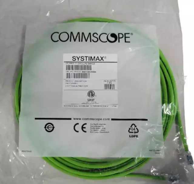 LOT 15x New Commscope Systimax GSXP-GN-25FT Cat 6 Patch Cable 25ft  Q_