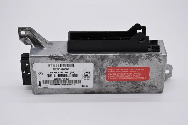 Top Control Module On R129 Location MERCEDES-BENZ R129 SL Verdecksteuergerät Steuergerät Top Control Unit ...