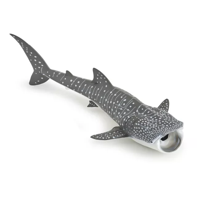 PAPO Marine Life Whale Shark Toy Figure, Grey/White (56039)