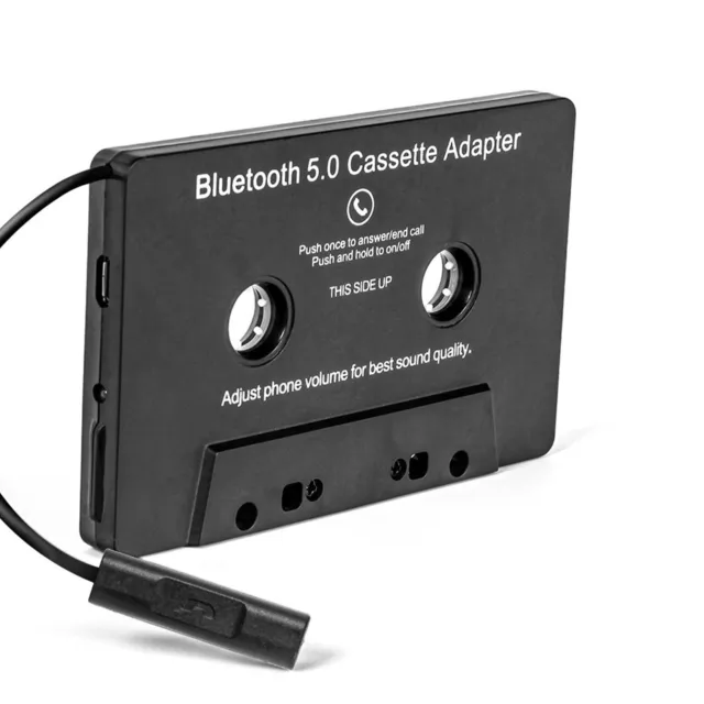 Rechargeable Car Bluetooth 5.0 Audio MP3 Adapter Cassette Tape Reader Converter