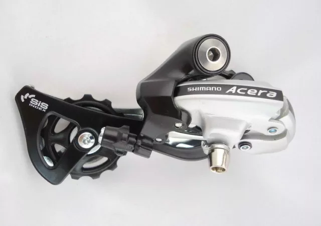 Shimano Acera RD-M360 7 /8 Speed MTB Bicycle Rear Derailleur - Long Cage Silver 3