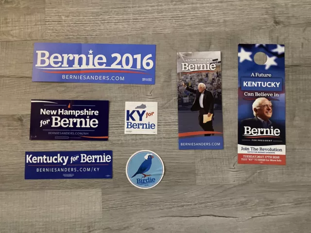 Lot of Bernie Sanders 2016 Political Campaign Memorabilia