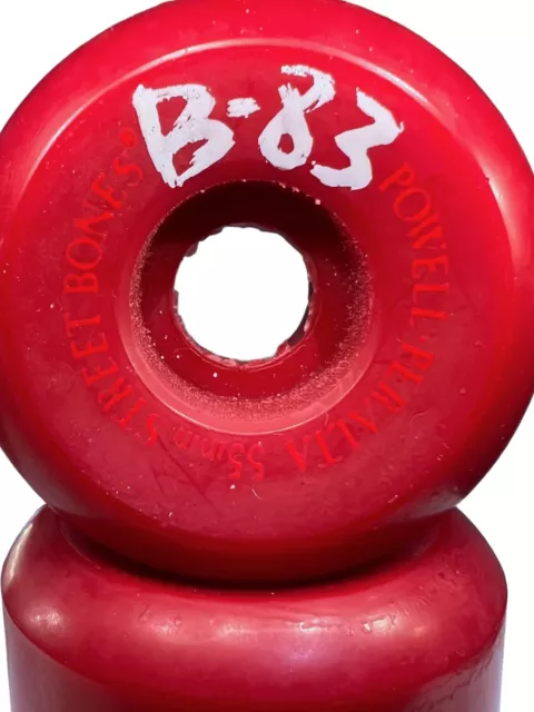 Powell Peralta Street Bones 55mm Skateboard Wheels NOS ORIGINALS Extremely Rare