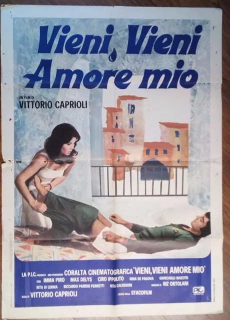 Film-Vieni,Vieni Amore Mio,Anno 1975-Manifesto Originale(100 X 140)N.163