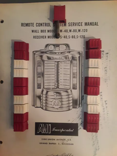 Boutons wall box AMI W-120 Jukebox