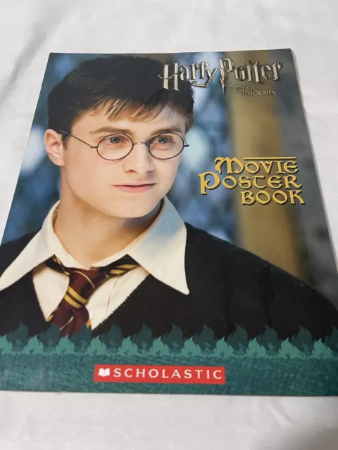 2007 SCHOLASTIC HARRY Potter and the Order Phoenix Movie Poster Book ...