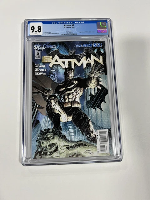 Batman 2 Cgc 9.8 Variant White Pages Dc Comics 2011