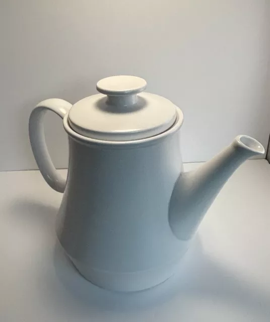 Noritake “Progression” Pearl White Coffee Teapot with Lid 2