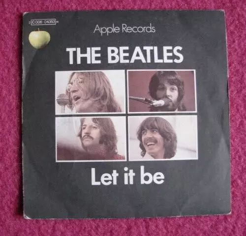 The Beatles  "Let it be" Apple 2C 006-04353 BIEM pochette type 2 avec languette 2