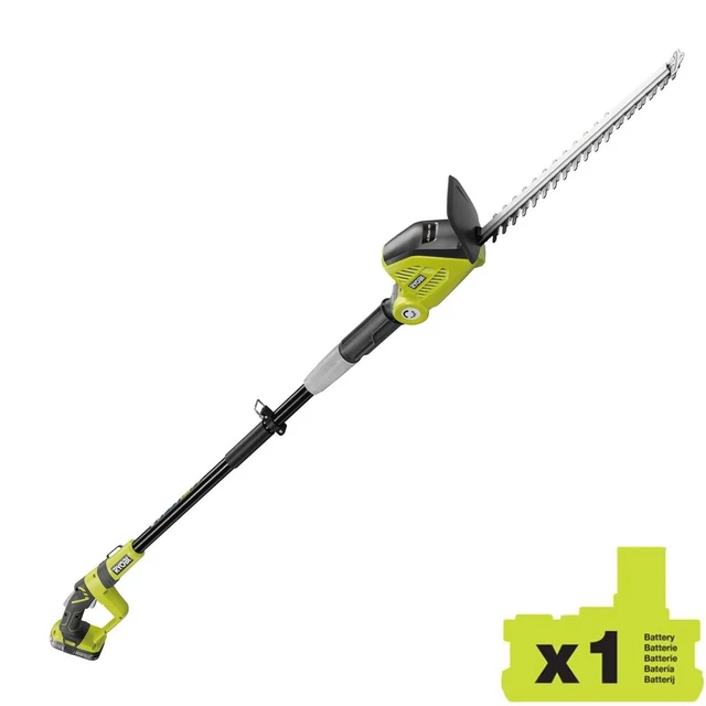 RYOBI RPT184520 18V ONE Cordless Pole Hedge Trimmer with Battery