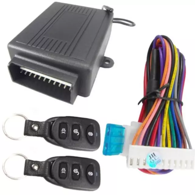 Car Central Door Power Lock Unlock Kit Keyless Remote Control Entry System Alarm