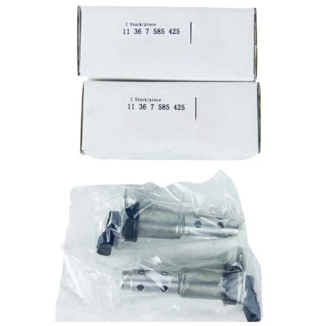 2Pcs Petrol N43 Vanos Camshaft Solenoid Valve For BMW 1 3 Series E81 E87 LCI E90