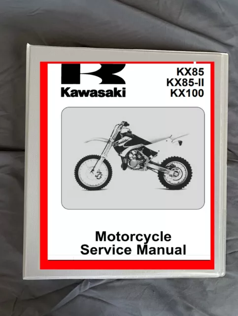 2003-2004 Kawasaki KX-85 KX-85ii KX-100 motorcycle Service Repair shop Manual