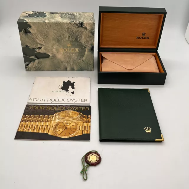 Rolex Genuine Datejust 16233 watch box case 68.00.2 Booklet Pass case Tag