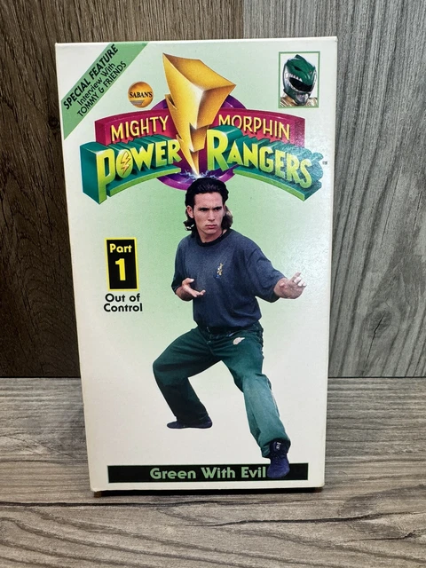 Power Rangers Jdf Rangers MIGHTY MORPHIN POWER Rangers Green With Evil Part 1: Out Of Control VHS ...