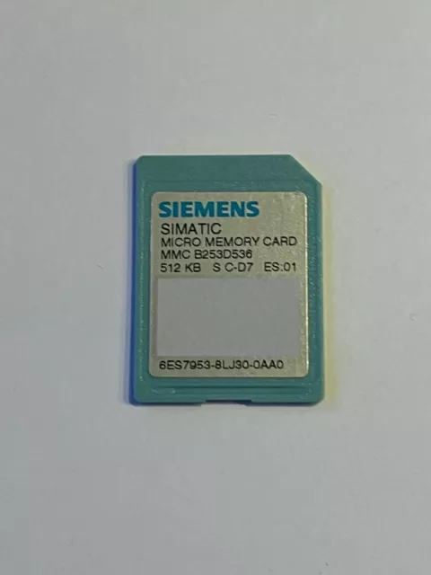Siemens Simatic S7-300 6Es7 953-8Lj30-0Aa0 Es/Fs Mmc 512Kb 6Es7953-8Lj30-0Aa0