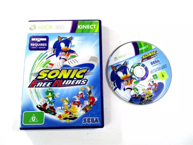 Sonic Free Riders Microsoft Xbox 360 Kinect Game - Tested / Working