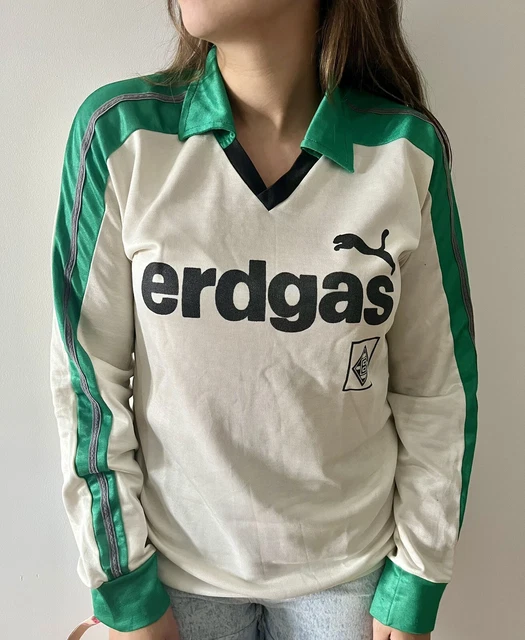 Borussia Mönchengladbach Retro Hose 1995 - Offizielle Fanhose Hellgrün