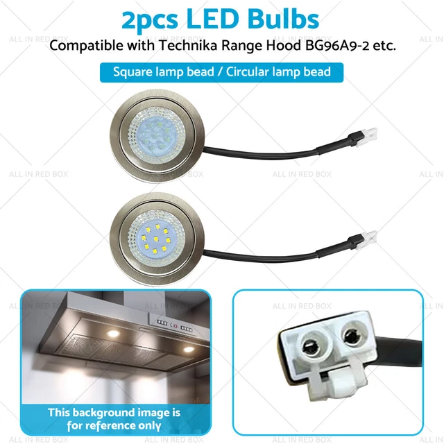 2PCS 2WATT RANGEHOOD Led Lamp Globes Bulb Assembly Suitable for Technika 32.99 PicClick AU