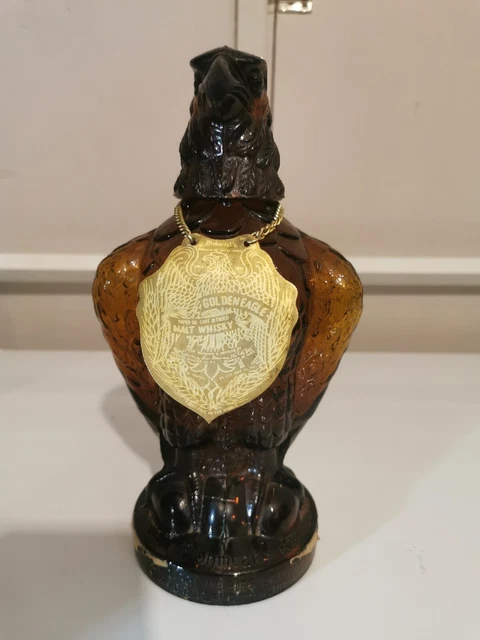 Mohan Meakin Breweries Golden Eagle Empty Bottle, With Top And Shield