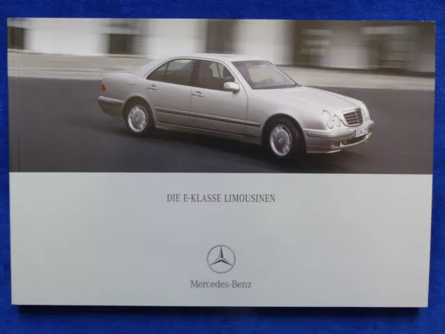 Mercedes E-Klasse Limousinen E55 AMG W210 MJ 2001 - Prospekt Brochure 05.2000