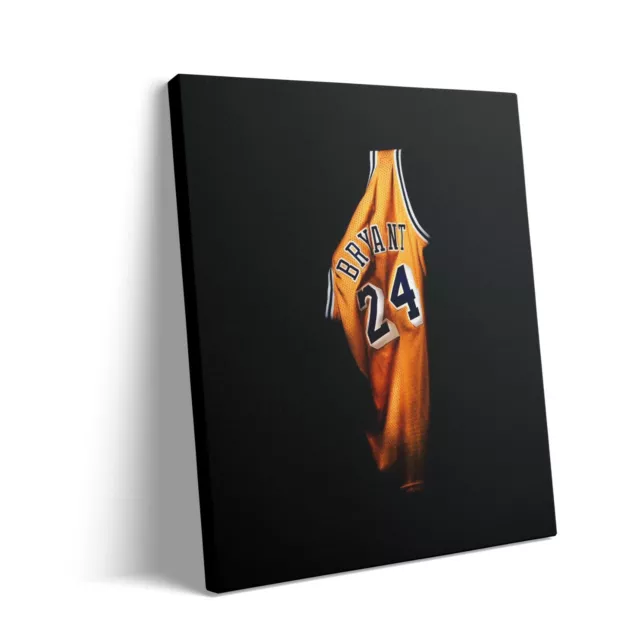 Kobe Bryant Poster, Mamba Mentality Canvas Wall Art, Kobe Bryant Canvas Framed