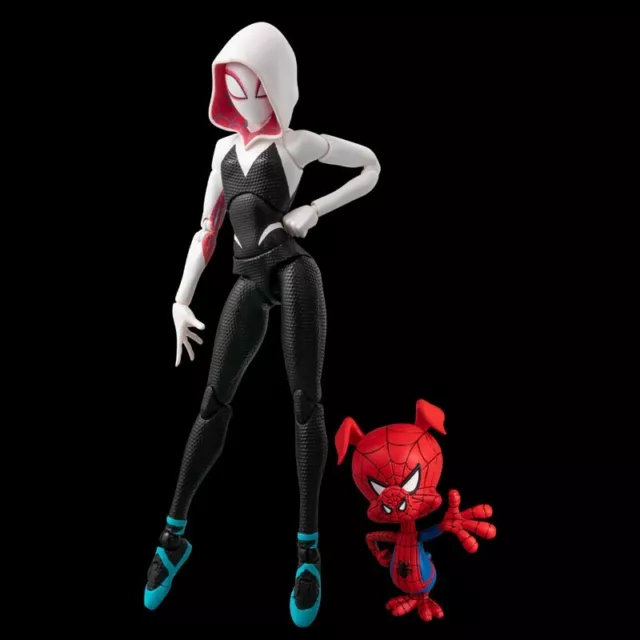 Sentinel Sv Action Spider-Man Into The Spider-Verse Araignée-gwen & Spider-Ham 3