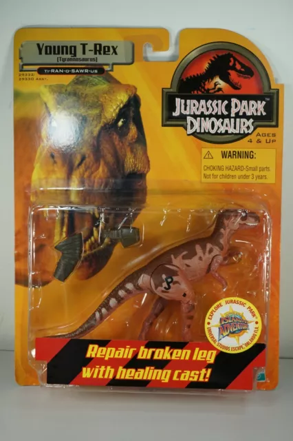 Jurassic Park The Lost World Young T-Rex Dinosaur 1999 Hasbro Orange MOC NEW