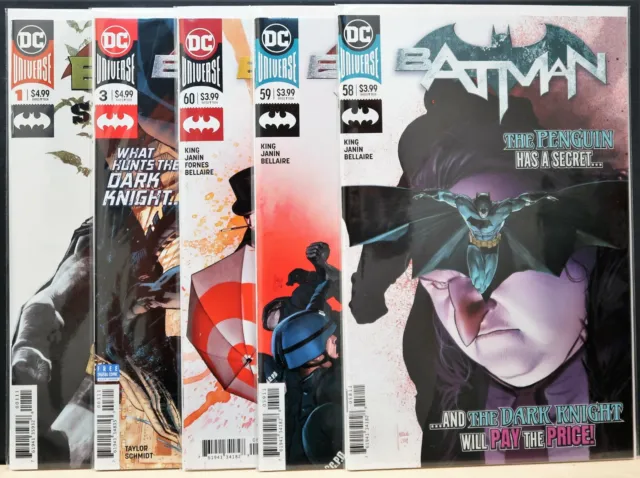 Batman #s 58-60, An. 3, Secret Files 1- Vol. 9: The Tyrant Wing (DC Comics 2019)