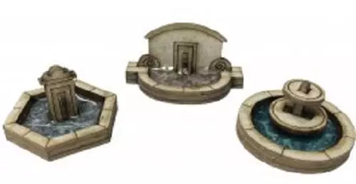 METCALFE PN823 1:148 N SCALE Stone Fountain Set