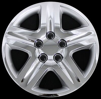 16" Set of 4 Chrome Wheel Covers Snap On Full Hub Caps fit R16 Tire & Steel Rim