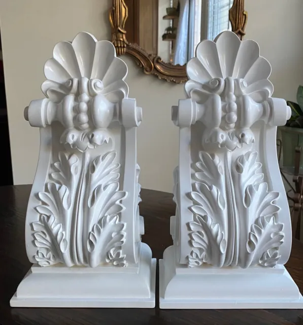 Millwork Acanthus Shell Corbel Approx 8" X 5" X 14" Polyurethane Material New