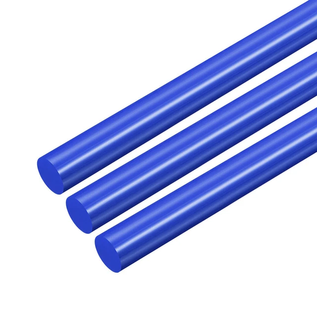 3 pz asta rotonda in plastica POM 10 mm Dmr asta rotonda plastica tecnica blu