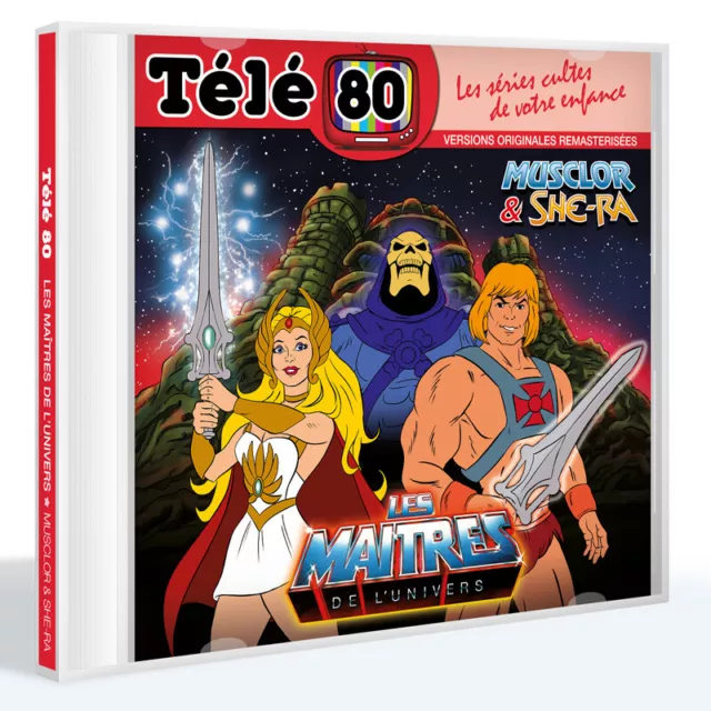 CD TELE NEUF  80 Les Maîtres de l’univers  Musclor & She-Ra He-man master MOTU