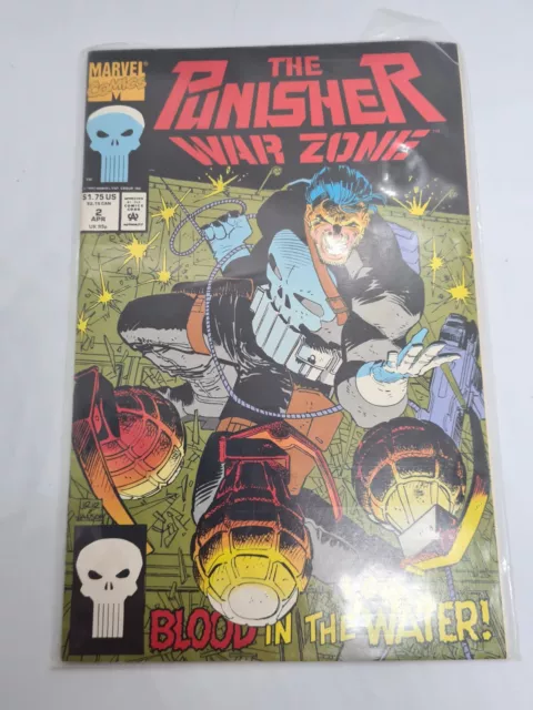 Marvel Comics The Punisher War Zone Issue #2 Blood In The Water Graphic Novel LN