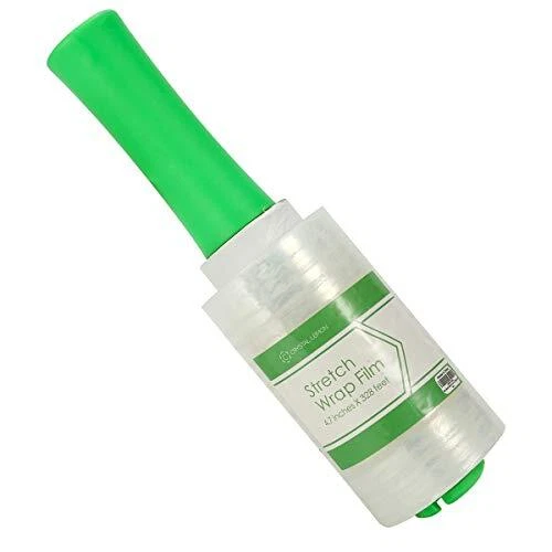 Mini Stretch Wrap Film with Handle for Pallet Wrap, Moving Supplies Stretch W...