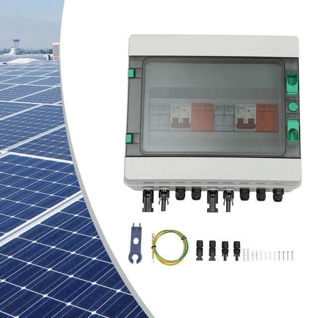 SOLAR PV ANLAGE Anschlusskasten Box 500VDC 2 Strings