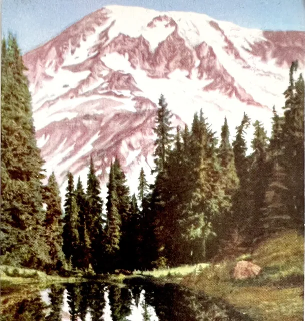 Mt Rainier National Park Washington Postcard c1960-70s Armed Forces PCBG8C