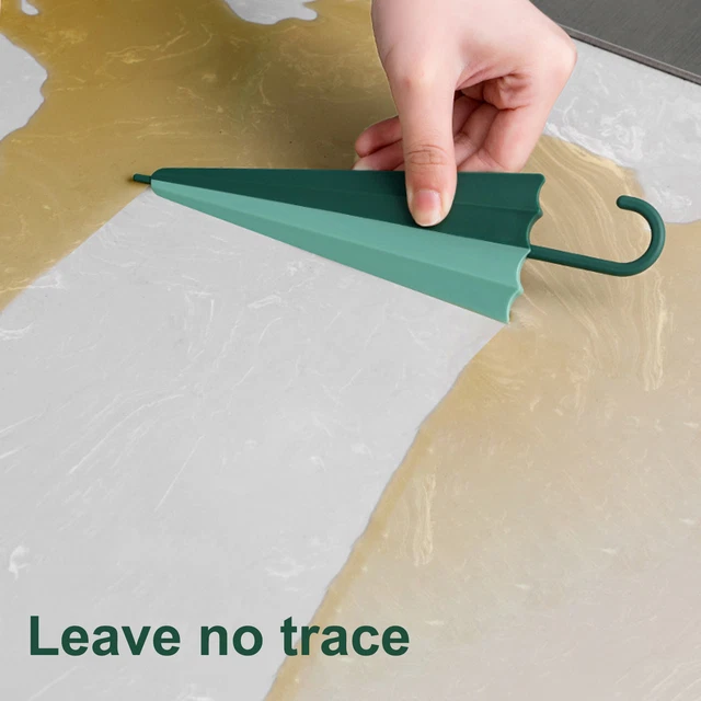 Limpiador de espejo en forma de paraguas de diseño ergonómico grueso raspador de ventanas