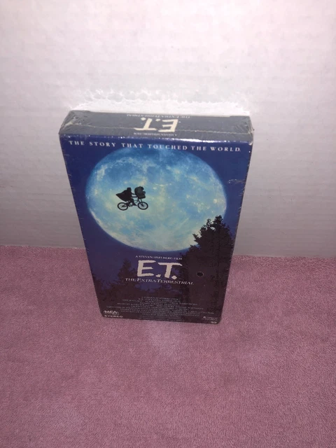 NEW E.T. THE Extra Terrestrial 1988 VHS Rare Green Black Edition Get It