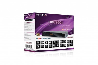 Amiko DECODER  Satellitare Amiko HD8260 COMBO T2 